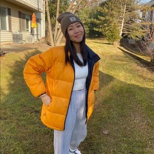 VINTAGE OVERSIZE YELLOW PUFFER